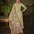 Beige color cambric cotton fabric beautiful ceremonial salwar kameez for graceful looks