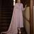 Purple color cambric cotton fabric beautiful ceremonial salwar kameez for graceful looks