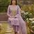 Lavender color beautiful kasha simmer jacquard trending and stylish partywear suit for girls