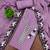 Lavender color star georgette fabric embroiderd salwar kameez