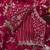 red sequin embroidery in mono banglori chiffon saree