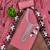 Pink color star georgette fabric embroiderd salwar kameez
