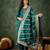 green fancy viscose rayon kurta set