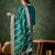 green fancy viscose rayon kurta set