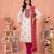 Off white color stylish rayon fabric graceful ethnic salwar kameez