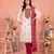 Off white color stylish rayon fabric graceful ethnic salwar kameez