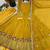 yellow fancy georgette kurta set