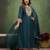 teal fancy viscose rayon kurta set