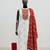 Off white color stylish rayon fabric graceful ethnic salwar kameez