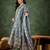 green fancy blended cotton kurta set