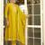 yellow fancy silk blend kurta set