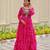 pink fancy faux georgette kurta set