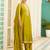 lemon fancy silk blend kurta set