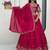 New Womens Latest Festive Wear  with Intricate Elephant Threadwork Lehenga Choli Set