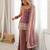 Pink embroidered kurta Palazzo pant with dupatta