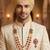   groom sherwani necklace moti mala layered for wedding | groom mala with brooch set