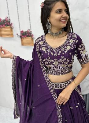 Elephant Threadwork Lehenga Choli Set 2