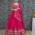 New Trendy Pink Designer Lehenga Choli with Heavy Embroidery Dupatta Set