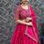 New Trendy Pink Designer Lehenga Choli with Heavy Embroidery Dupatta Set
