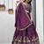 New Trendy Deep Wine Designer Lehenga Choli with Heavy Embroidery Dupatta Set