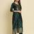green fancy cotton silk kurta set