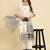 white fancy cotton silk kurta set
