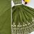 New Trendy Green Designer Lehenga Choli with Heavy Embroidery Dupatta Set
