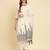 white fancy cotton silk kurta set