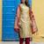 beige fancy cotton kurta set