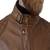 Men's brown lambskin leather jacket-4 envelope pocket & snap button biker style