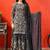 black fancy georgette kurta set