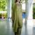 mehendi fancy silk blend kurta set
