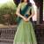 New Trendy Latest Green Color Designer Party Wear Embroidered Lehenga Choli Set