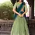Green Color Designer Party Wear Embroidered Lehenga Choli Set