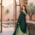 Green Color Party Wear Embroidered Lehenga Choli Set