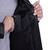 Men's black lambskin leather jacket-straight zipper & café racer collar biker style