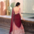 Peach Color Party Wear Embroidered Lehenga Choli Set