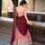New Trendy Latest Peach Color Designer Party Wear Embroidered Lehenga Choli Set