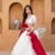 Womens  Festive Wear Designer White Lehenga Choli with Heavy Embroidery and Maroon Dupatta Set