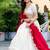 New Womens Trendy Festive Wear Designer White Lehenga Choli with Heavy Embroidery and Maroon Dupatta Set