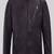 Men's black lambskin leather biker jacket- 2 pocket zipper & café racer details