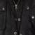 Men's blacklambskin leather jacket-4 envelope pocket & snap button biker style