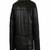 Men's black lambskin leather biker jacket-asymmetrical zip closure & adjustable belt fashtion