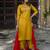 mustard fancy cotton silk kurta set