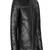 Men's black pure lambskin leather hoodie jacket  collar zip style