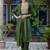 mehendi fancy chanderi kurta set