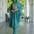 blue fancy chanderi kurta set