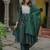 green fancy chanderi kurta set