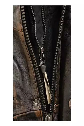 Men's black lambskin leather jacket asymmetrical zipper motorcycle jacket moto style