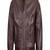 men's black lambskin leather jacket-zipper & café racer style